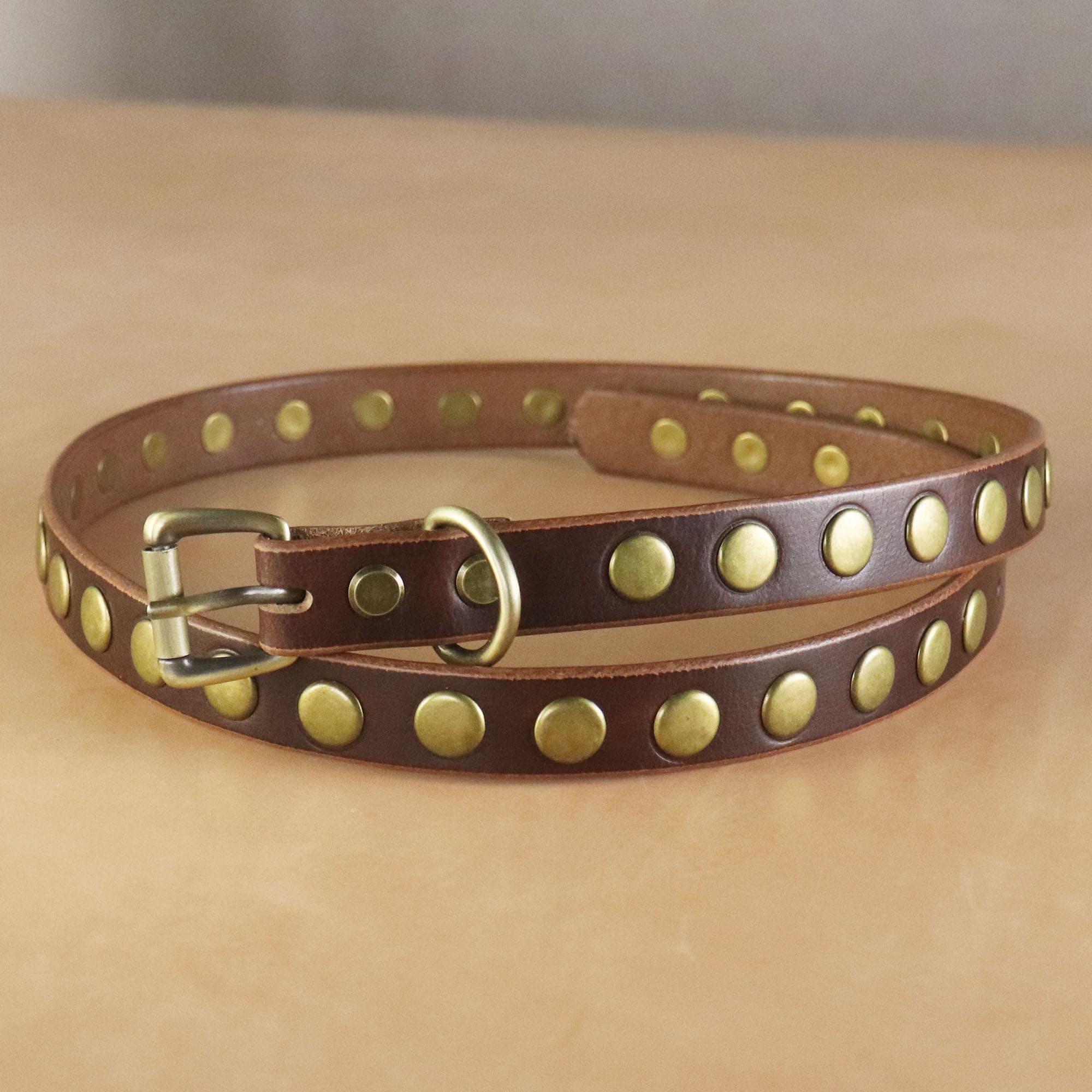 Vintage Studded Belt - Etsy