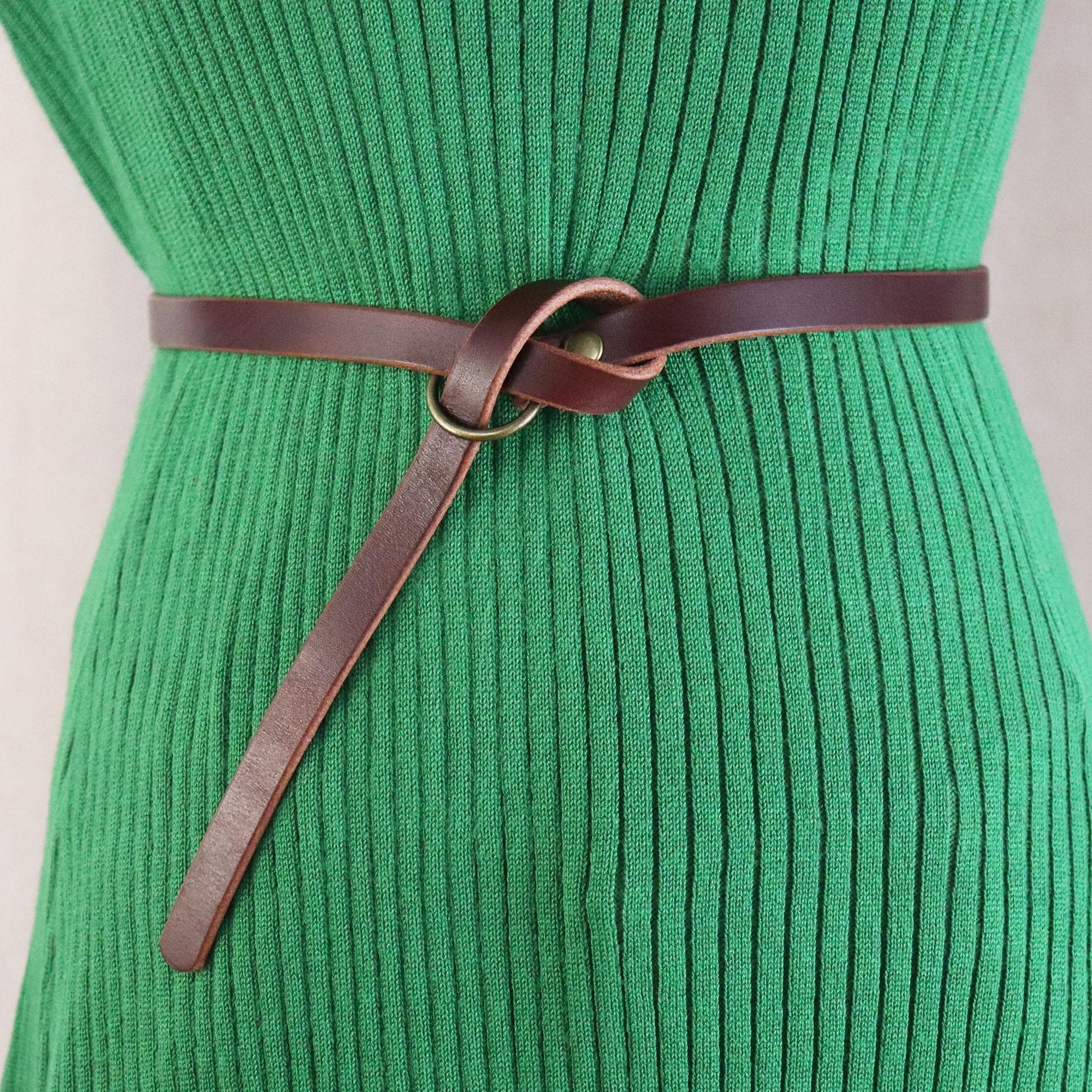 Womens Leather Tie Belts - Etsy