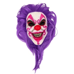 Rubie's Deluxe Chopper The Clown Mask - Foam Latex Halloween Mask For Teens & Adults