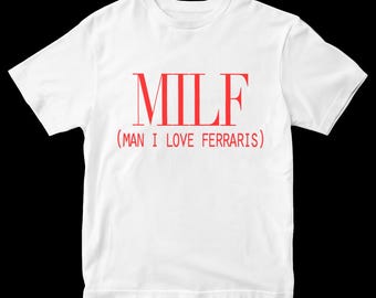 MILF Parody Shirt – Bold Text Graphic Tee, Funny Meme T Shirt