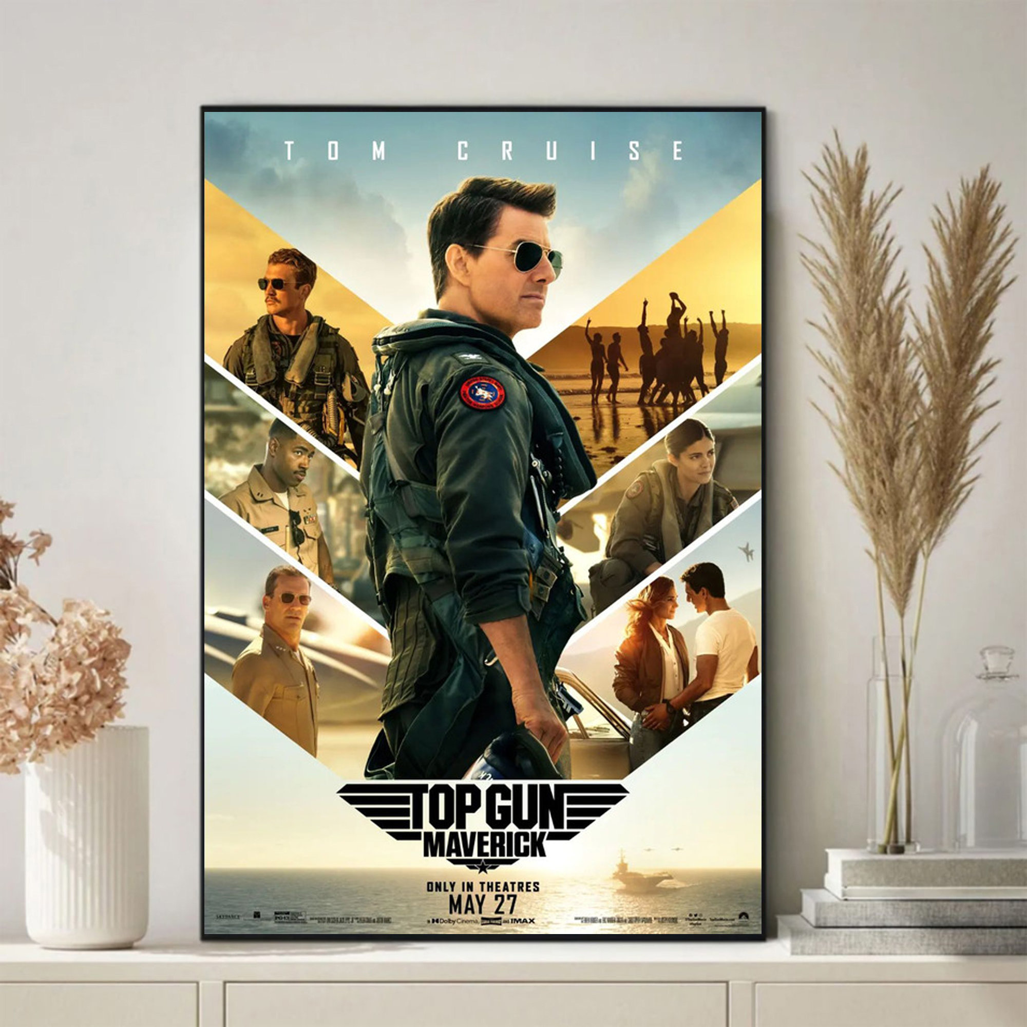 Top Gun Maverick 2022 Poster, Top Gun Tom Cruise 2022 Coming Soon N€W