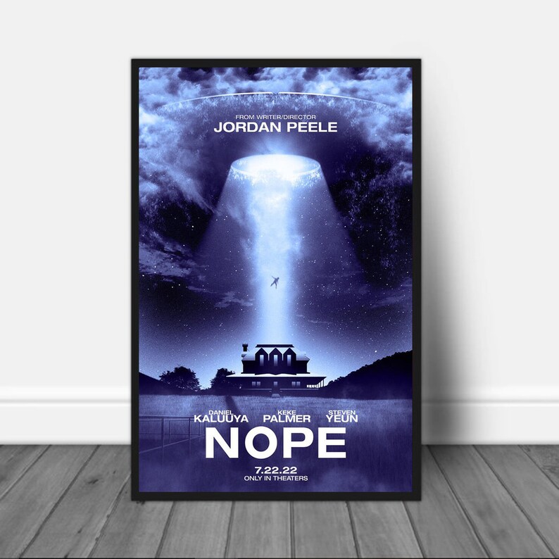 NOPE Jordan Peele Movie Poster Nope 2022 Movie Poster Nope Etsy México