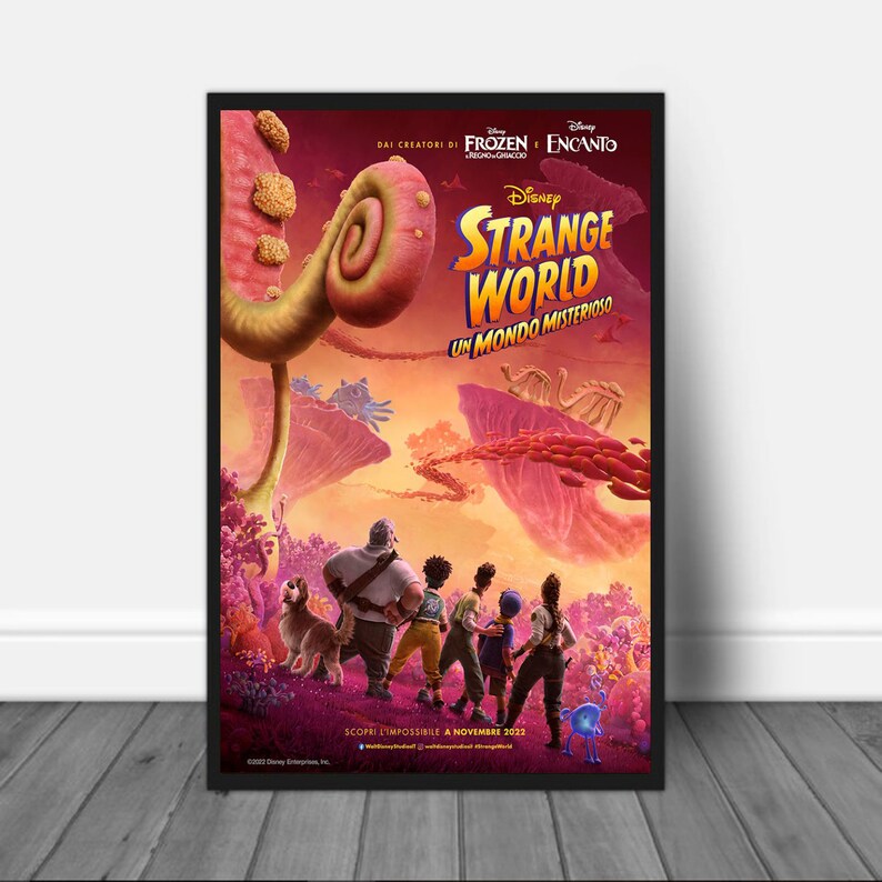 Strange World 2022 Film Poster Strange World Coming Soon - Etsy Australia