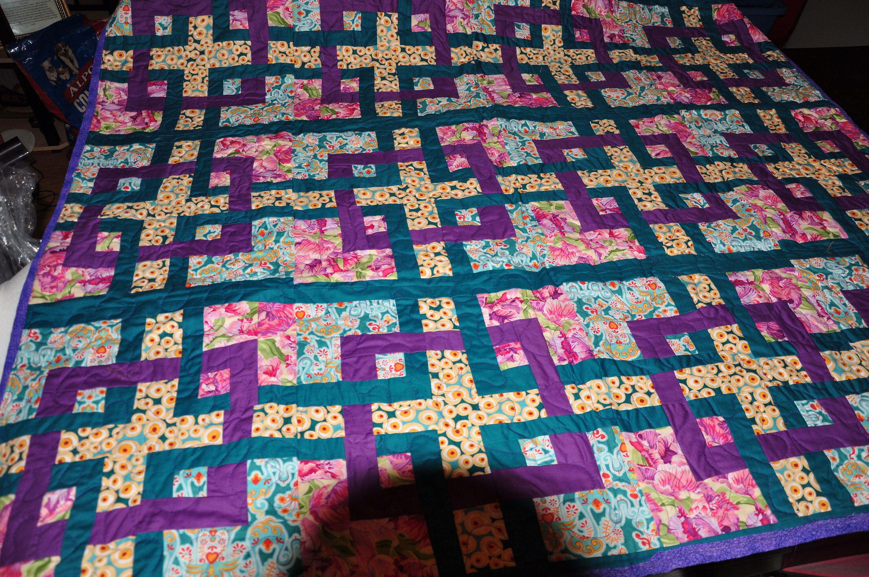 Geometric Lap Quilt Etsy