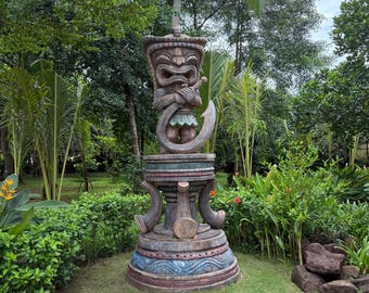 Tribalfotografi, etnisk trädgårdsdekoration, digital nedladdning av kulturlandskap, originalfoto