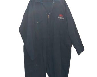Vintage Workwear Coveralls Size 56R 3X Boiler Suit Floradale Feed Mill Uniform Farmer