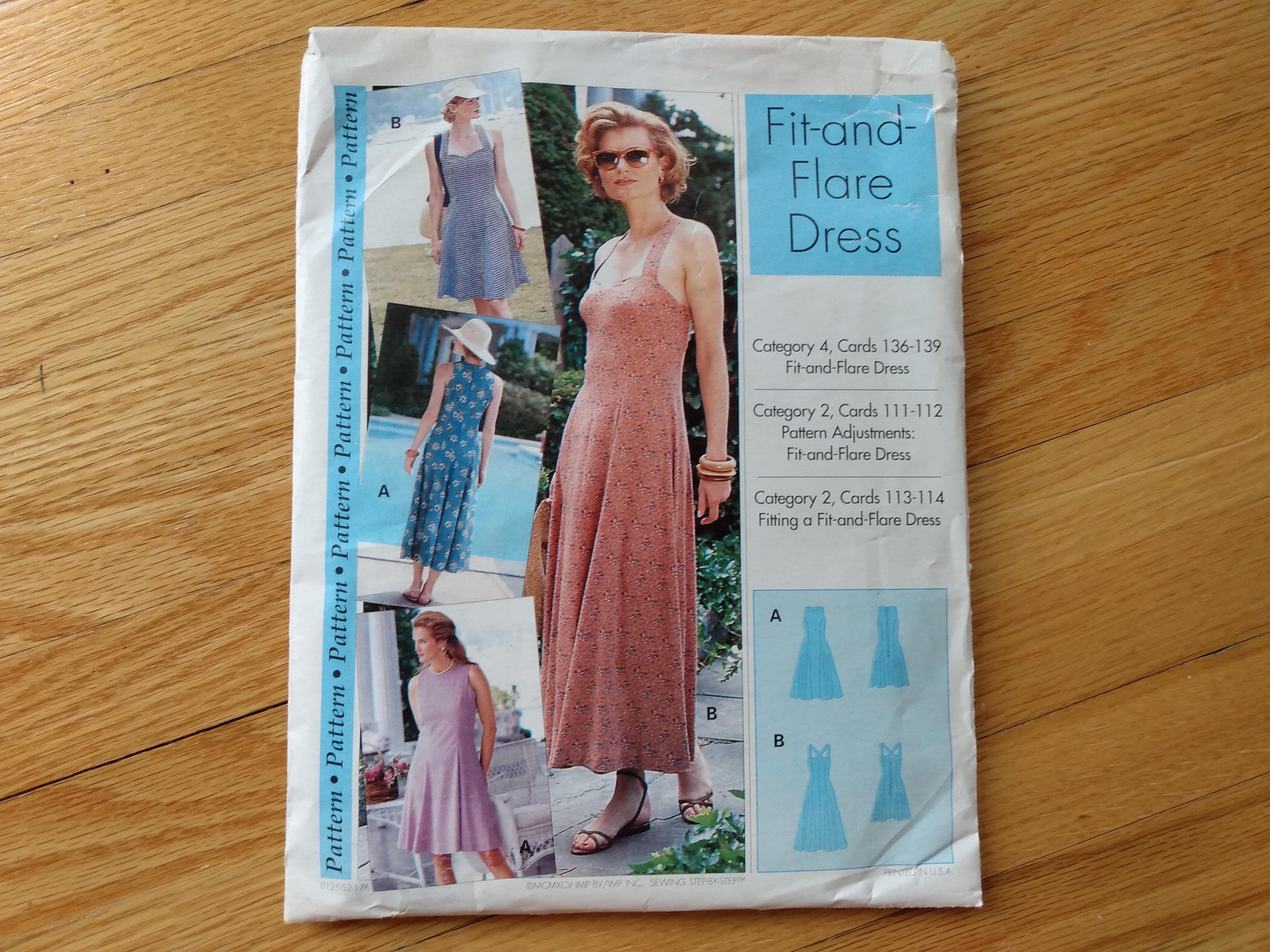 90s Fit Flare Dress - Etsy