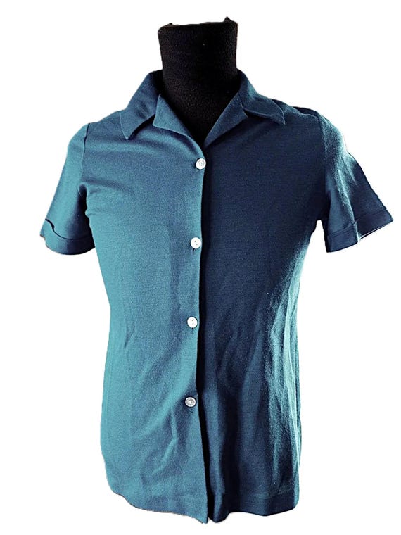 Vintage Blue Collared Shirt Size 14 36 Vintage Blue Collared Shirt Size 14 36