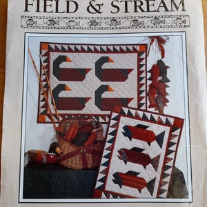 Fish Duck Wall Quilt Sewing Pattern Field & Stream by Debbie Mumm's the Word image 3