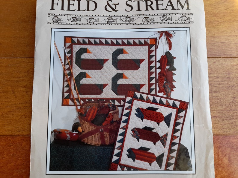 Fish Duck Wall Quilt Sewing Pattern Field & Stream by Debbie Mumm's the Word image 3