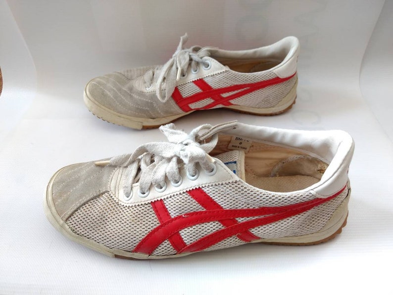 Asics Tiger Retro Vintage Running Shoes Sneakers Size 8 Red | Etsy
