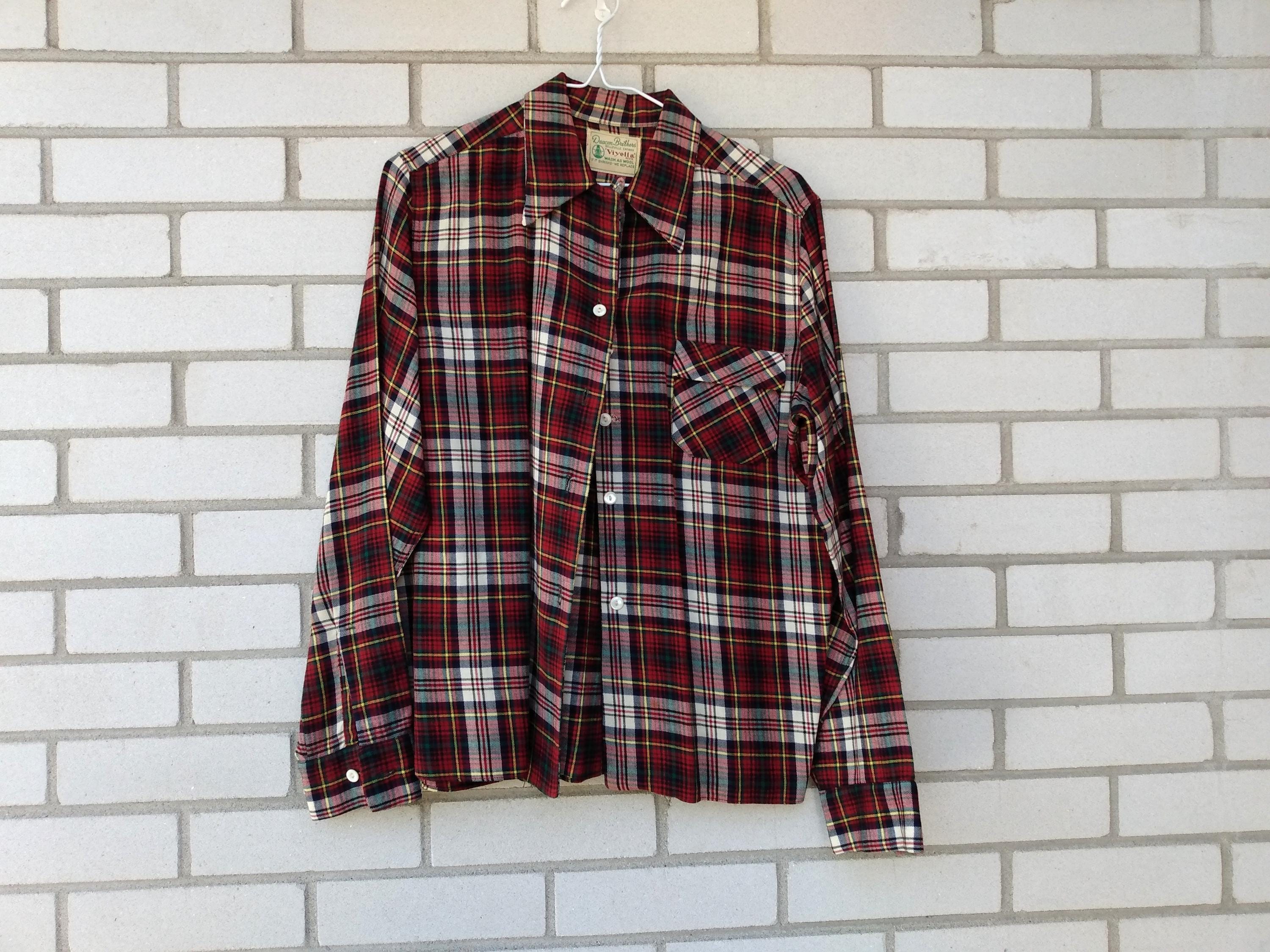ブラウス シャツ wool blend viyella slim fit shirts レディース wool viyella slim fit shirts（シャツ/ブラウス）｜CODE A