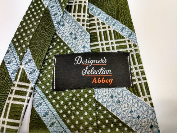 Vintage Green Clip-On Necktie - Designer's Select… - image 5