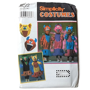 Silly Monster Costume Sewing Pattern Kids Frankenstein S M L Simplicity 9222