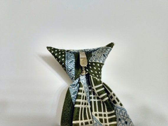 Vintage Green Clip-On Necktie - Designer's Select… - image 8