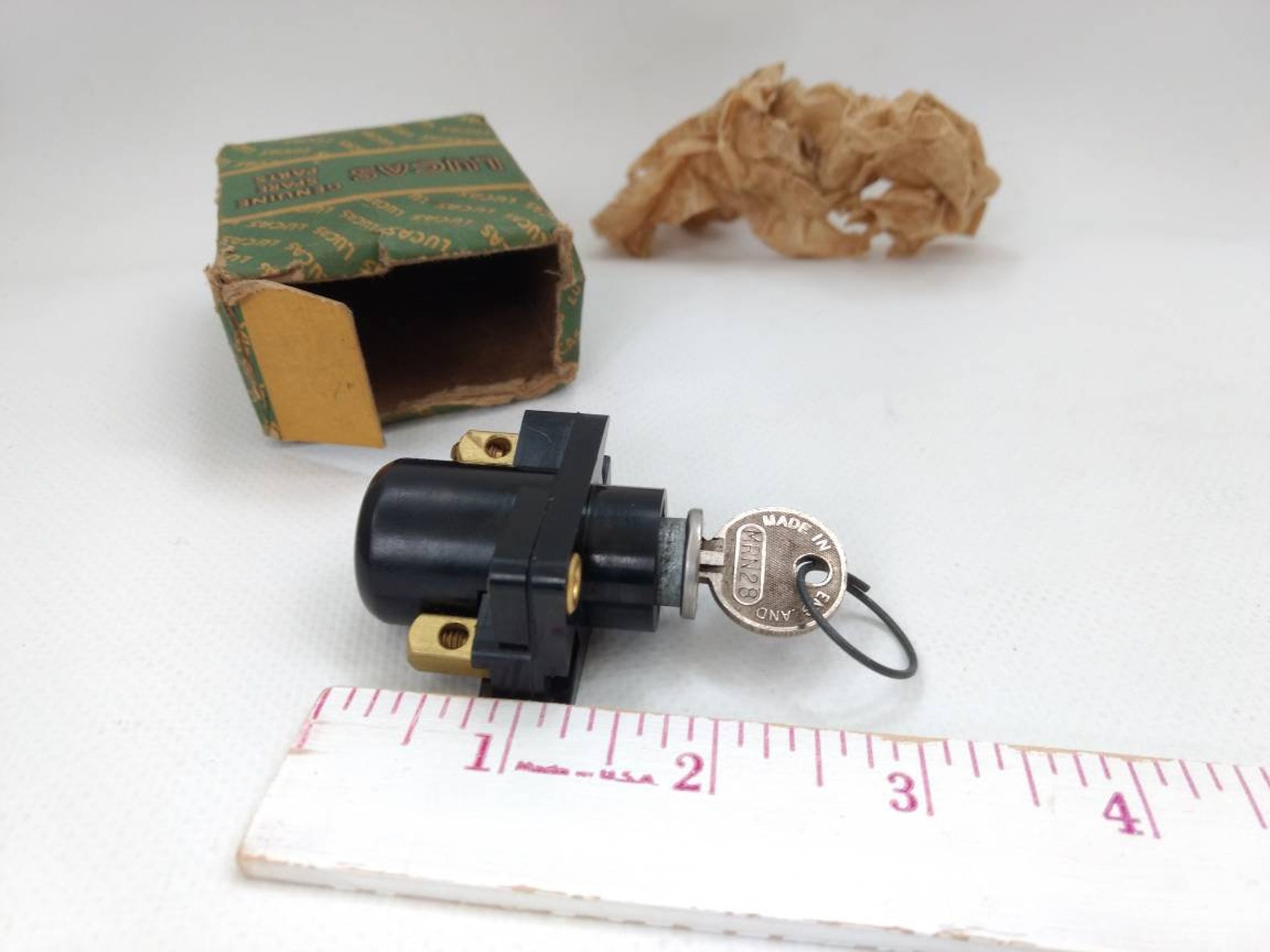 Vintage Lucas Key Ignition Switch 31187B Retro Car Part Etsy