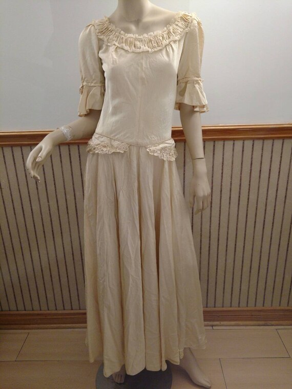 off white color dress