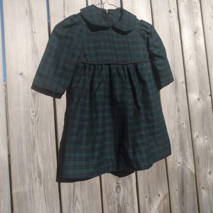 blue and green plaid christmas dress #tops