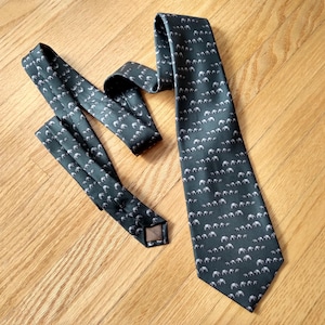 Vintage Elephant Neck Tie Jim Thompson Made in Thailand Necktie
