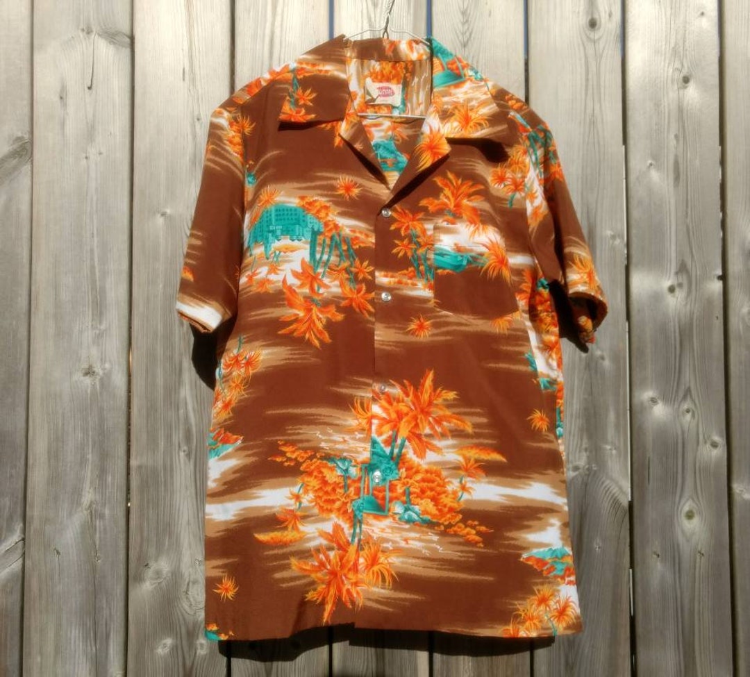 Vintage Pomare Hawaii Hawaiian Mens Shirt Retro 1960s Tiki - Etsy
