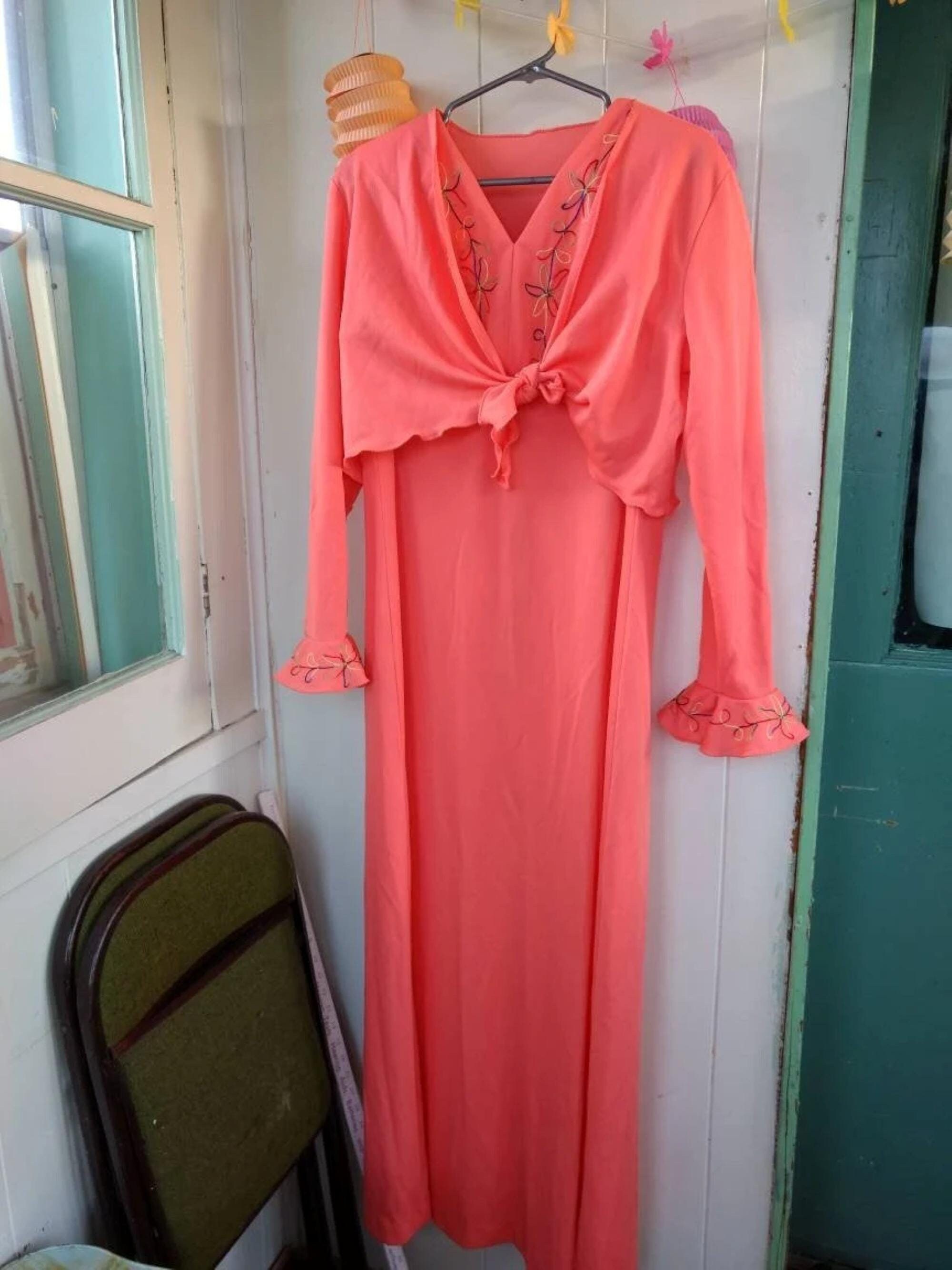 Vintage Wedding Dress 60s Xl 70s - Etsy