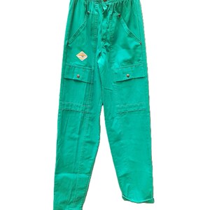 Vintage 80er 90er Kinder Grüne Hose Größe 10 Neu mit Tags Grillen