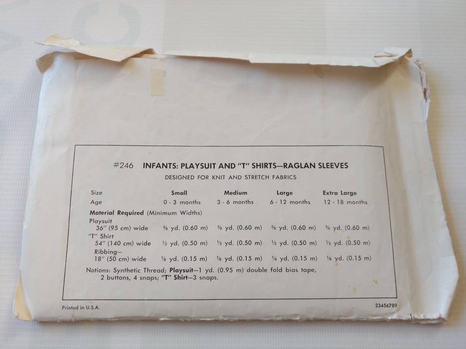 Vintage Baby Sewing Pattern Infants Playsuit and Tshirts for Etsy