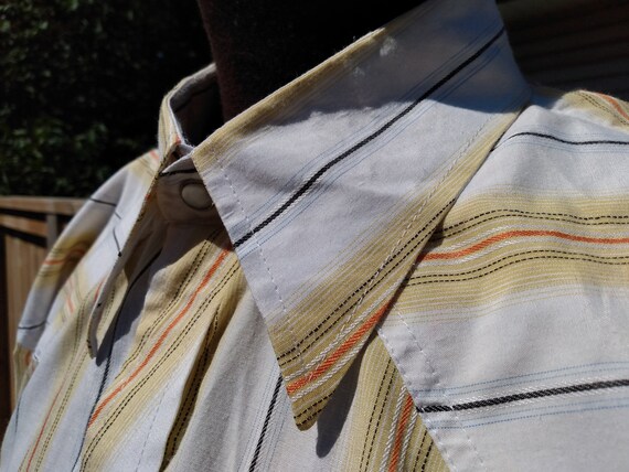 Chemise vintage des années 1970 et 1970 Seafarer Western Denim Pearl Snap Shirt - SeaGoing Uniform Corp. - France