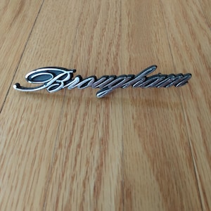 Vintage Ford Brougham Car Emblem Badge C7MB-5450400-A