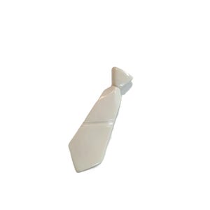 Vintage Plastic Necktie Pin Retro Novelty Brooch Neck Tie Accessory Jewelry
