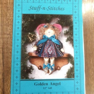 12 Angel Doll Sewing Pattern Tooth Fairy Christmas Decoration Vintage ...