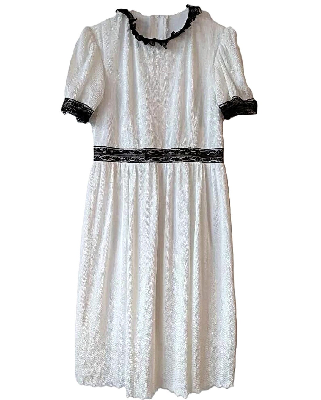 【Ameri vintage】UND LACE TRIMMING DRESS Ameri VINTAGE UND LACE TRIMMING DRESS