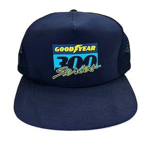 ヴィンテージ GOODYEAR トラッカーハット「300シリーズ」タイヤメッシュスナップバックキャップ KPキャップ
