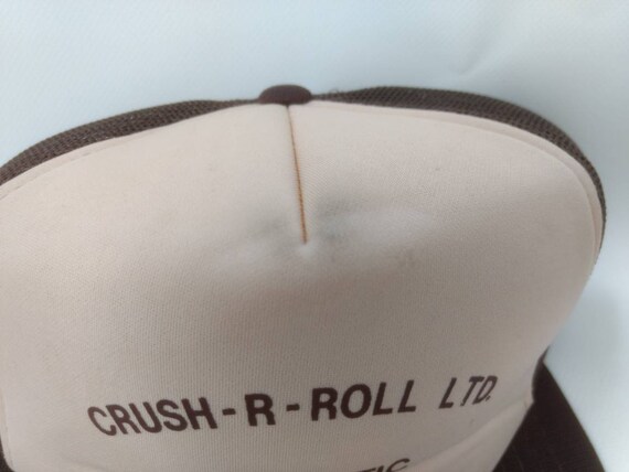 Vintage Trucker Hat Crush R Roll Automatic Weldin… - image 5