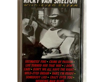 Ricky Van Shelton Wild-Eyed Dream Cassette Tape 1987 Columbia FCT 40602 Sealed