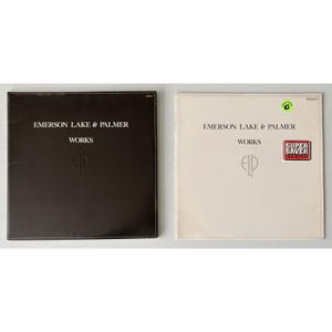 Emerson Lake & Palmer ELP - Works Vol 1 2 - Vinyles LP - Nettoyage par ultrasons image 1