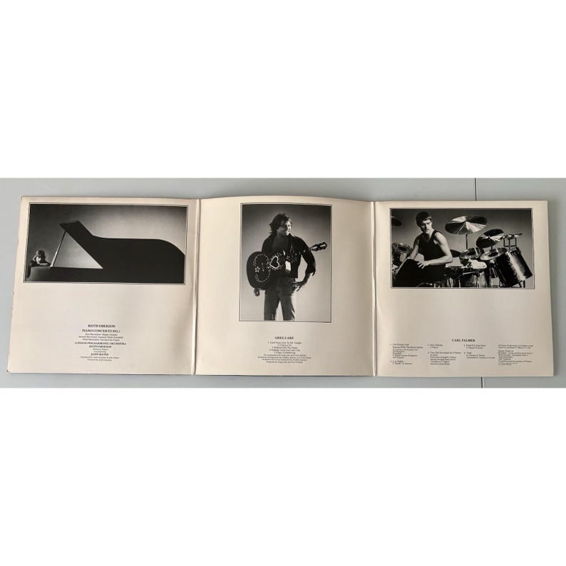 Emerson Lake & Palmer ELP - Works Vol 1 2 - Vinyles LP - Nettoyage par ultrasons image 5