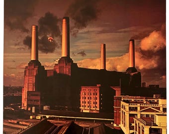 Pink Floyd Animals Vinyl LP 1977 Columbia JC 34474 Gatefold Classic Rock Record