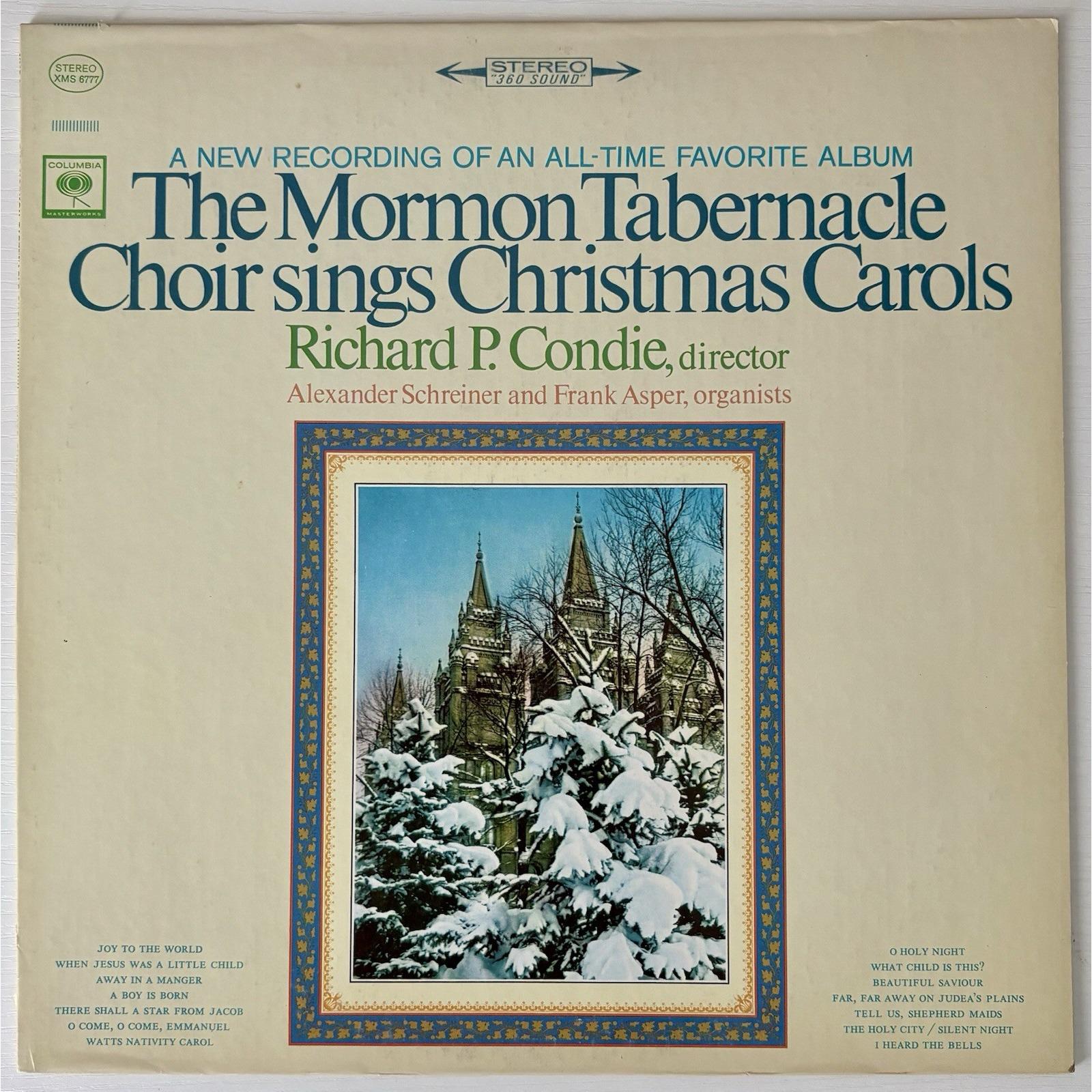 The Mormon Tabernacle Choir - Sings Christmas Carols - Vinyl LP ...
