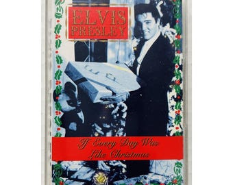 Vintage Elvis Presley If Every Day Was Like Christmas Cassette