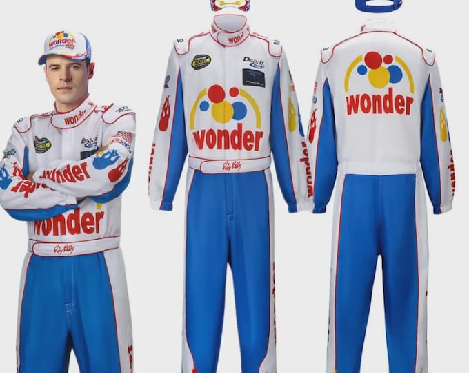 Featured listing image: New Men's Halloween Talladega Nights Ricky Bobby wonder full leather Suit