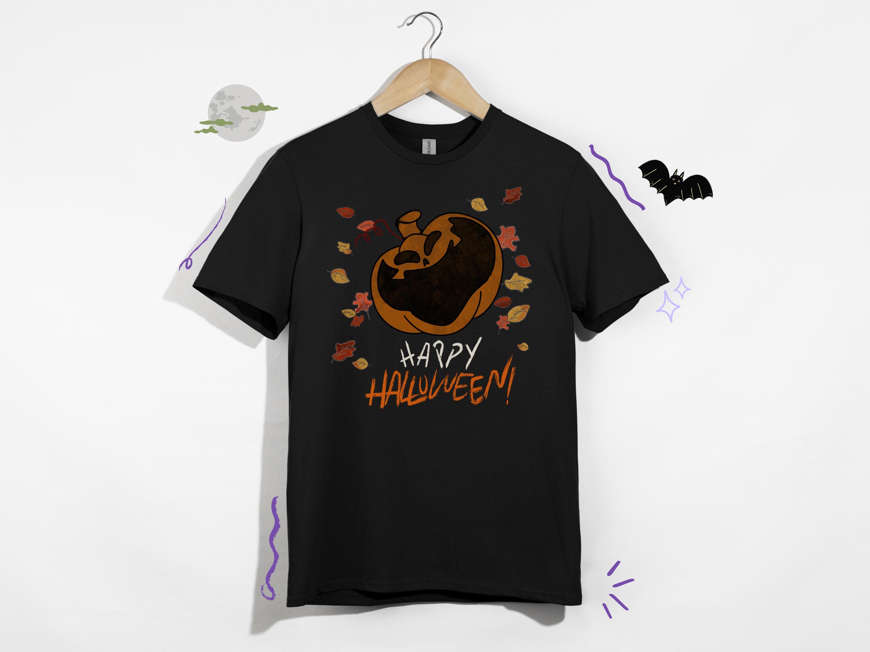 T-shirt Vintage Happy Halloween Freeze - Sorcière Citrouille - Taille XL - Années 90 - Occasion Très Bon état