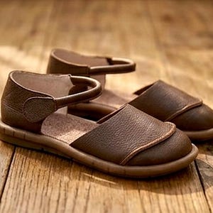 Genuine Leather Barefoot Mary Janes, Wide Toe Box Flats, Zero Drop Sole image 8