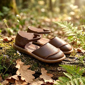 Genuine Leather Barefoot Mary Janes, Wide Toe Box Flats, Zero Drop Sole image 5