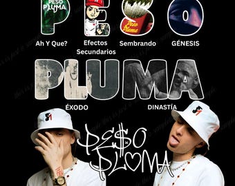 Peso Pluma PNG Files Tour 2026 Albums (Digital Download)