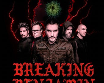 Breaking Benjamin Tour 2026 T-Shirt Design (Digital Download)