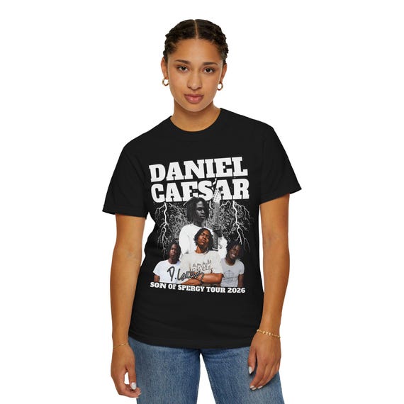 Daniel Caesar Son of Spergy Tour 2026 PNG T-shirt Design (digital