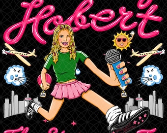 Audrey Hobert PNG, Staircase To Stardom Tour Design, Pop Singer Concert Graphic, Instant Digital Download for T-Shirts