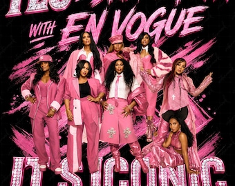 TLC Salt N Pepa En Vogue PNG, Its Iconic Tour Shirt Design, 90s Rnb Concert Graphic, Sublimation Digital Download