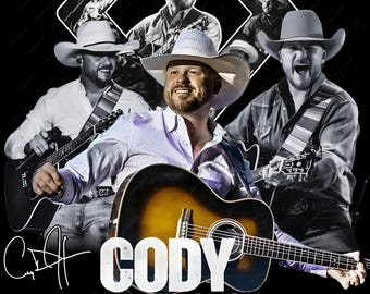 Cody Johnson Live 2026 PNG File Transparent Background (Digital Download)